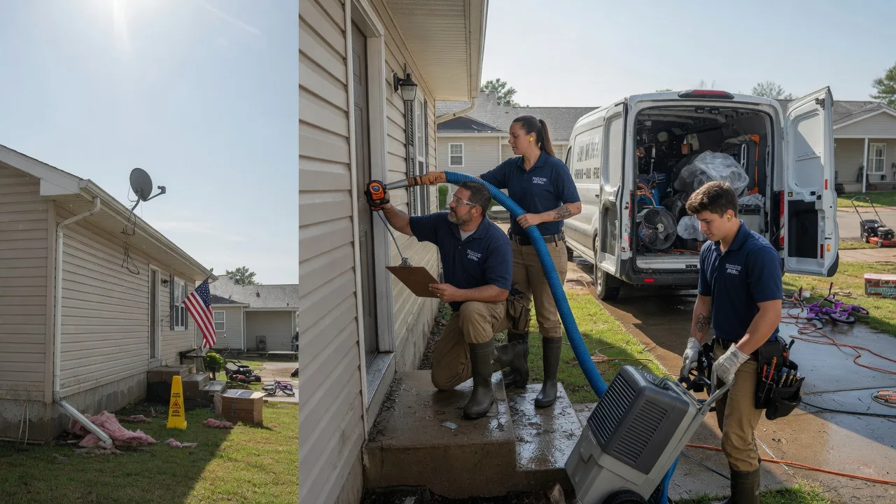Ceiling Water Damage Restoration in Elko, GA near me